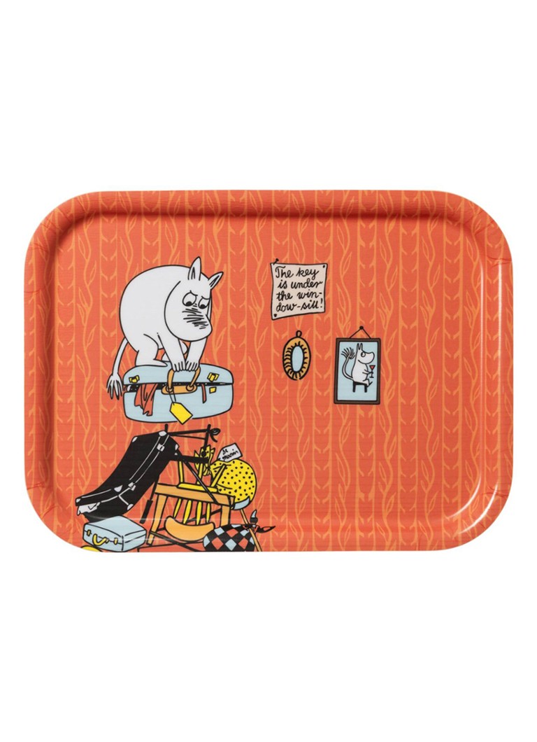 Moomin Arabia Moomin Holiday Rush dienblad 27 x 20 cm Oranje - Deal