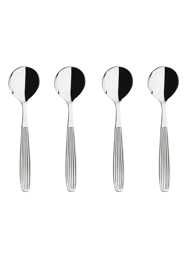 Iittala Scandia koffielepel 4-delig Zilver - Deal