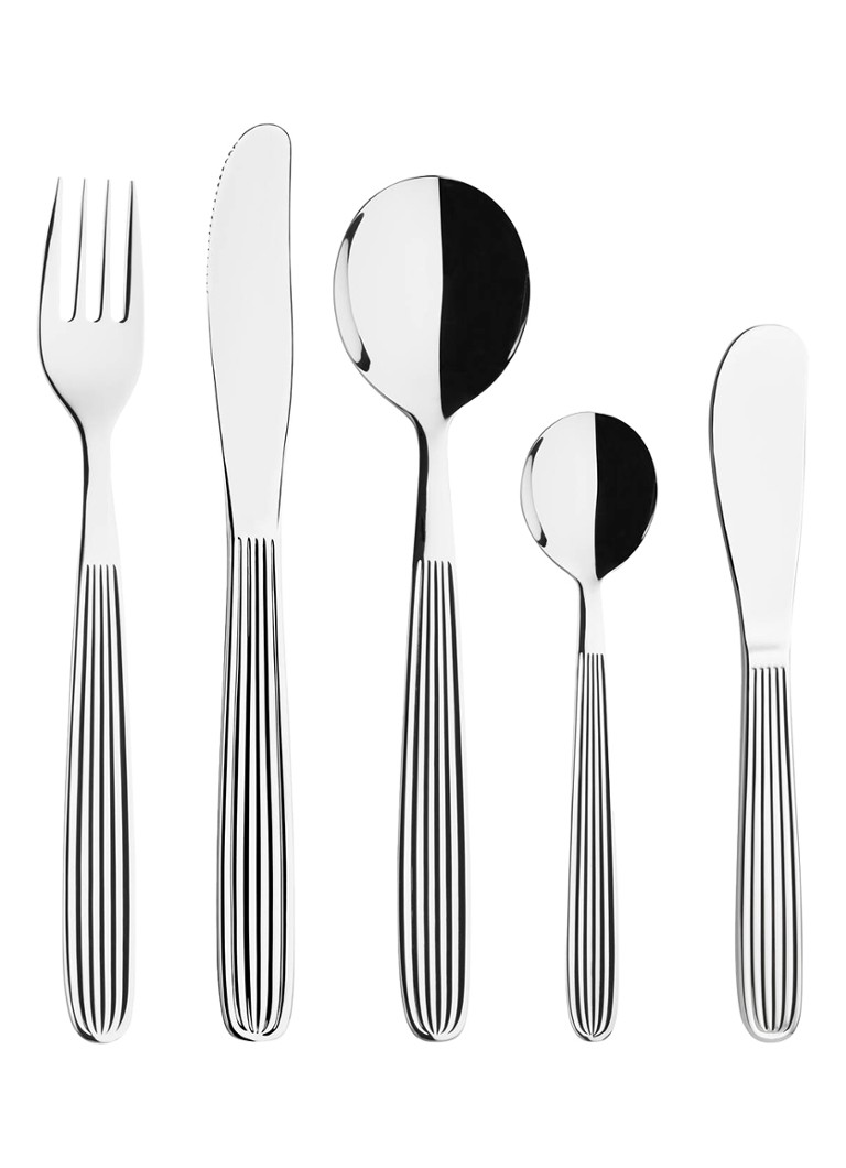 Iittala Scandia bestekset 25-delig in giftbox Zilver - Deal