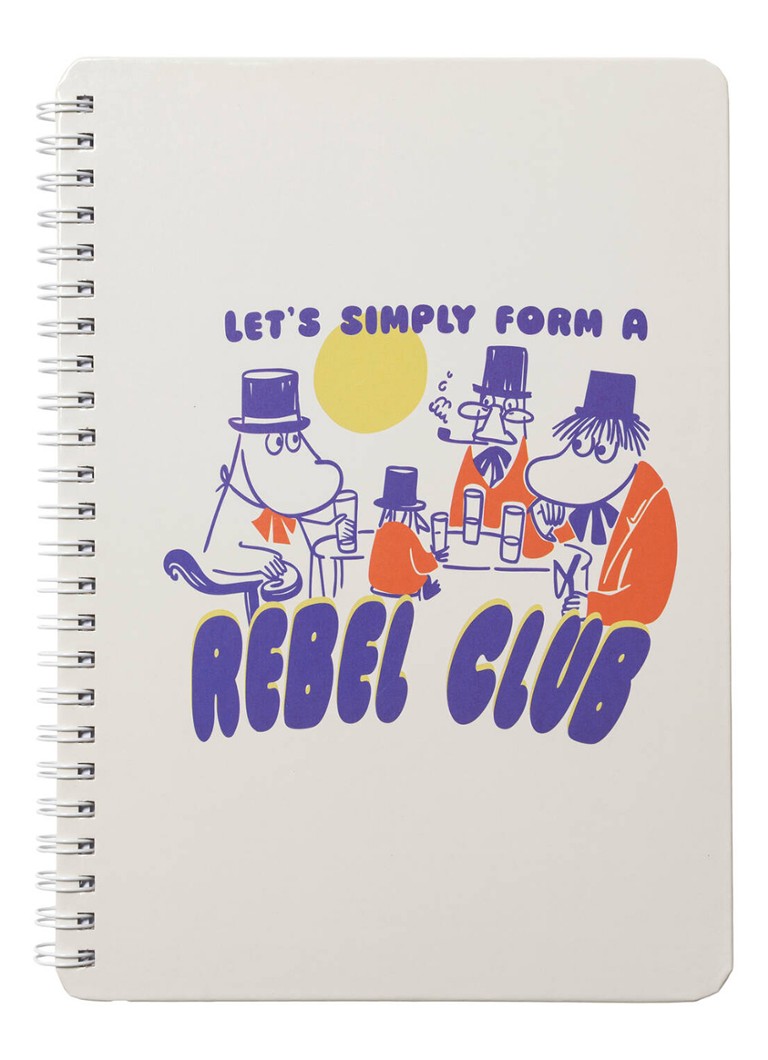 Moomin Arabia Moomin Rebel Club gelinieerd notitieboek Beige - Deal