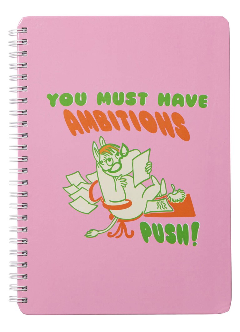 Moomin Arabia Moomin Boss Lady gelinieerd notitieboek Roze - Deal