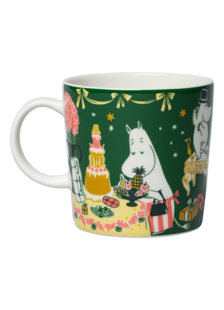 Moomin Arabia Moomin Gift of Love kopje 30 cl Donkergroen - Deal