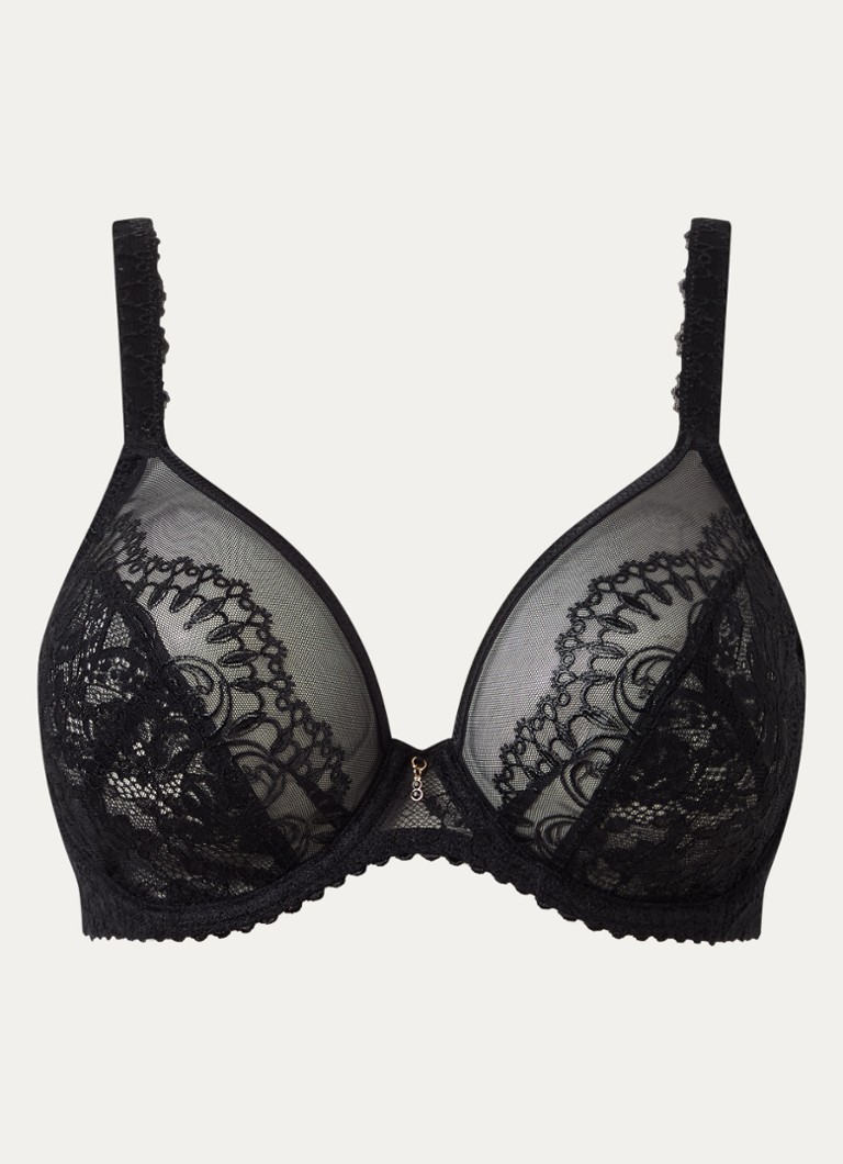 PrimaDonna Dames Shimla plunge bh van kant in de kleur Zwart