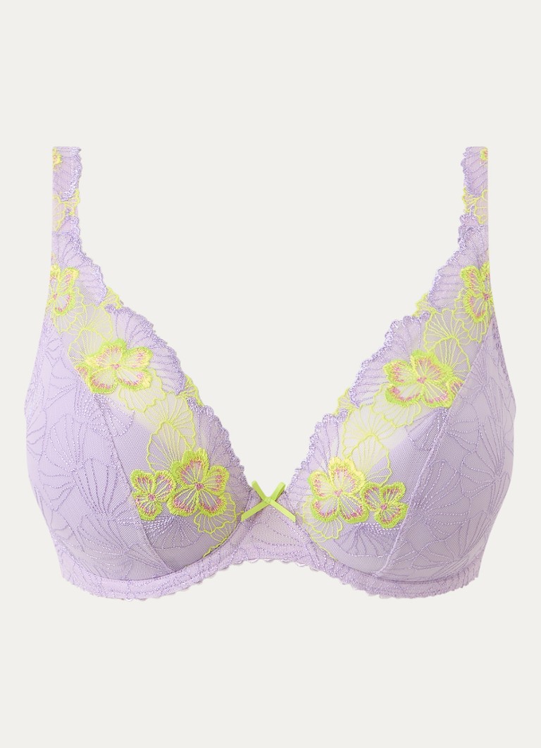 PrimaDonna Dames Ixia beugel bh met overlay van kant in de kleur Lila