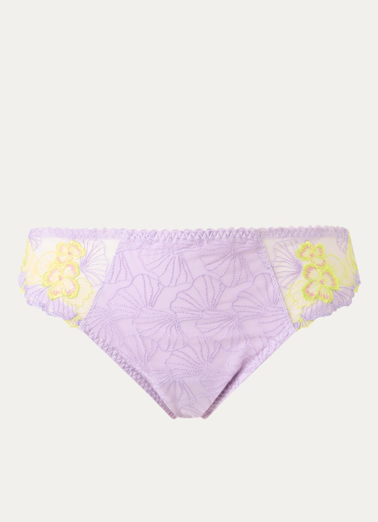 PrimaDonna Dames Ixia slip met overlay van mesh in de kleur Lila