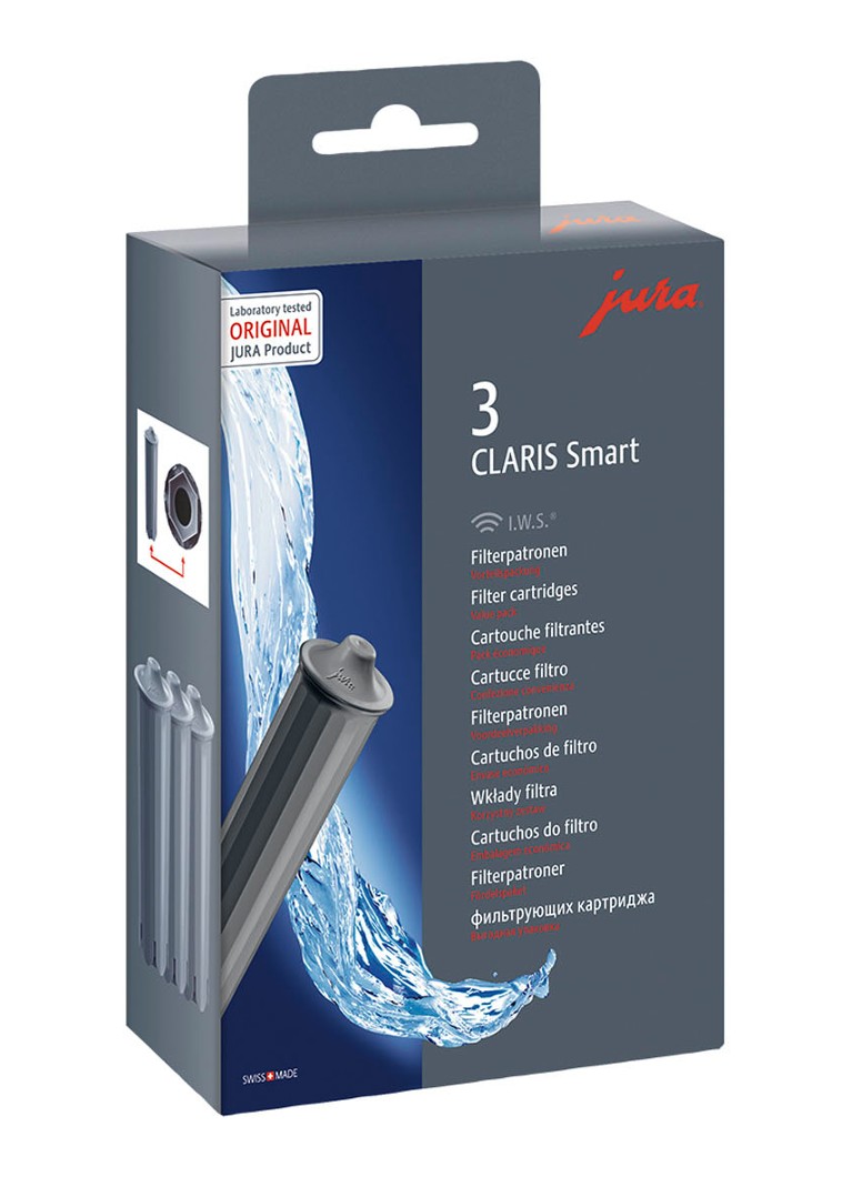 JURA CLARIS Smart filterpatroon - waterfilter set van 3 Grijs - Deal