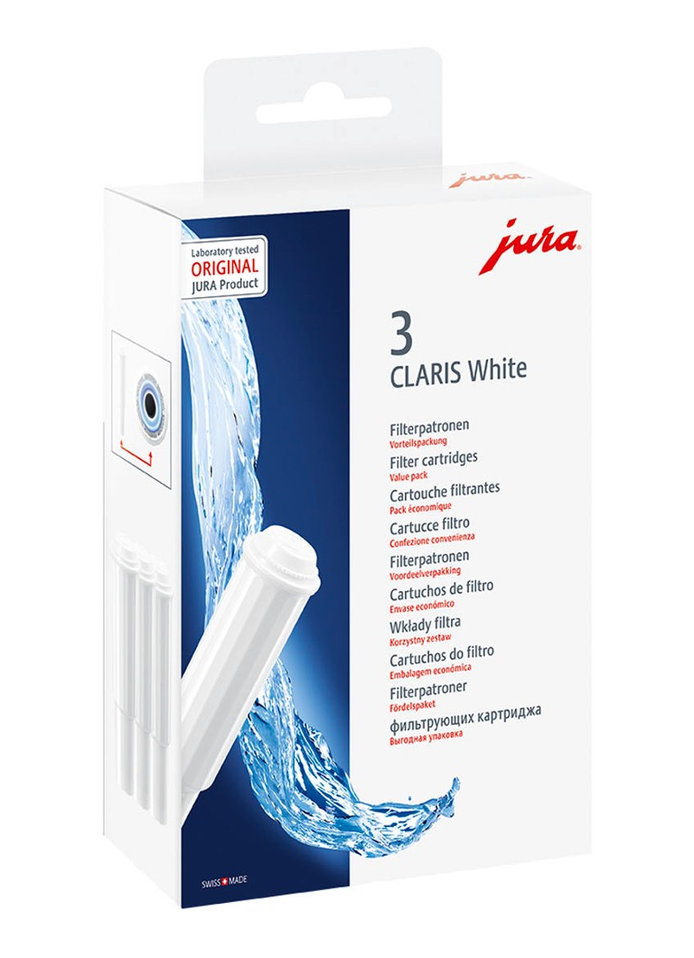 JURA CLARIS White filterpatroon - waterfilter set van 3 Wit - Deal