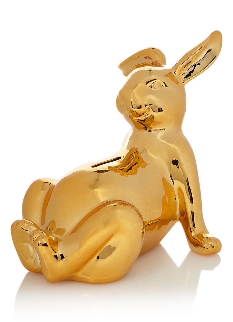 POLSPOTTEN Bunny Belly spaarpot Goud - Deal