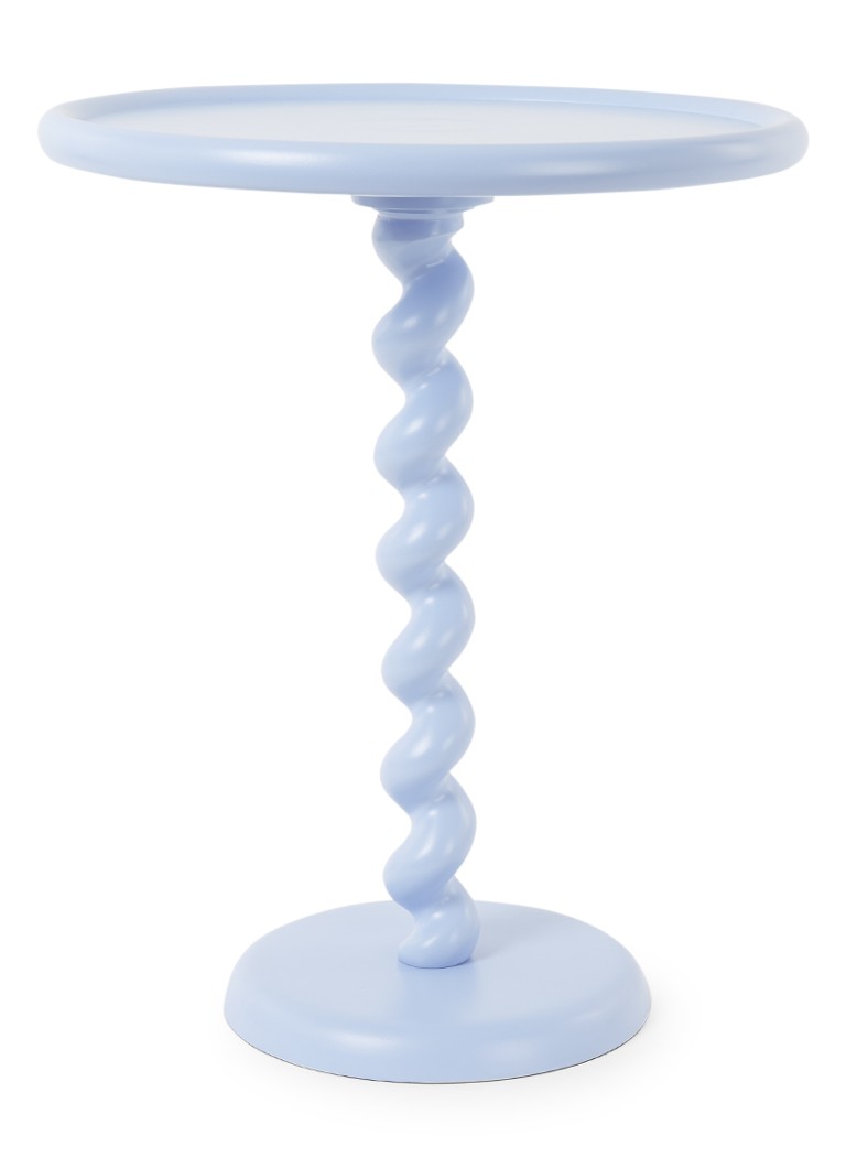 POLSPOTTEN Twister bijzettafel 56 cm Lichtblauw - Deal
