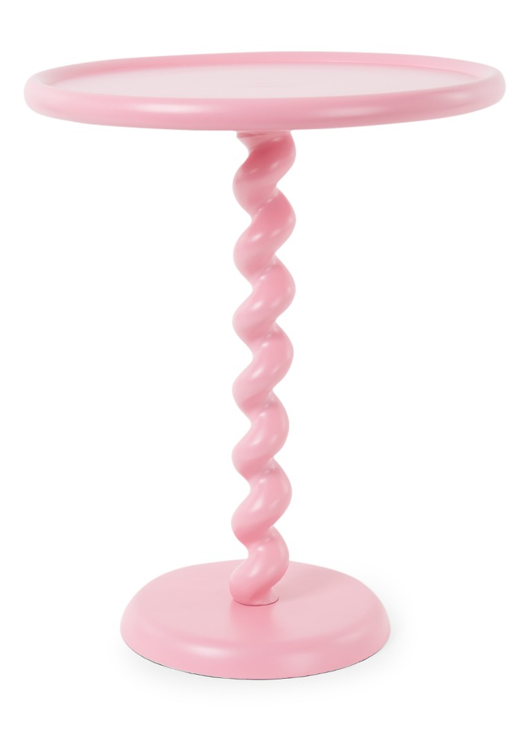 POLSPOTTEN Twister bijzettafel 56 cm Roze - Deal
