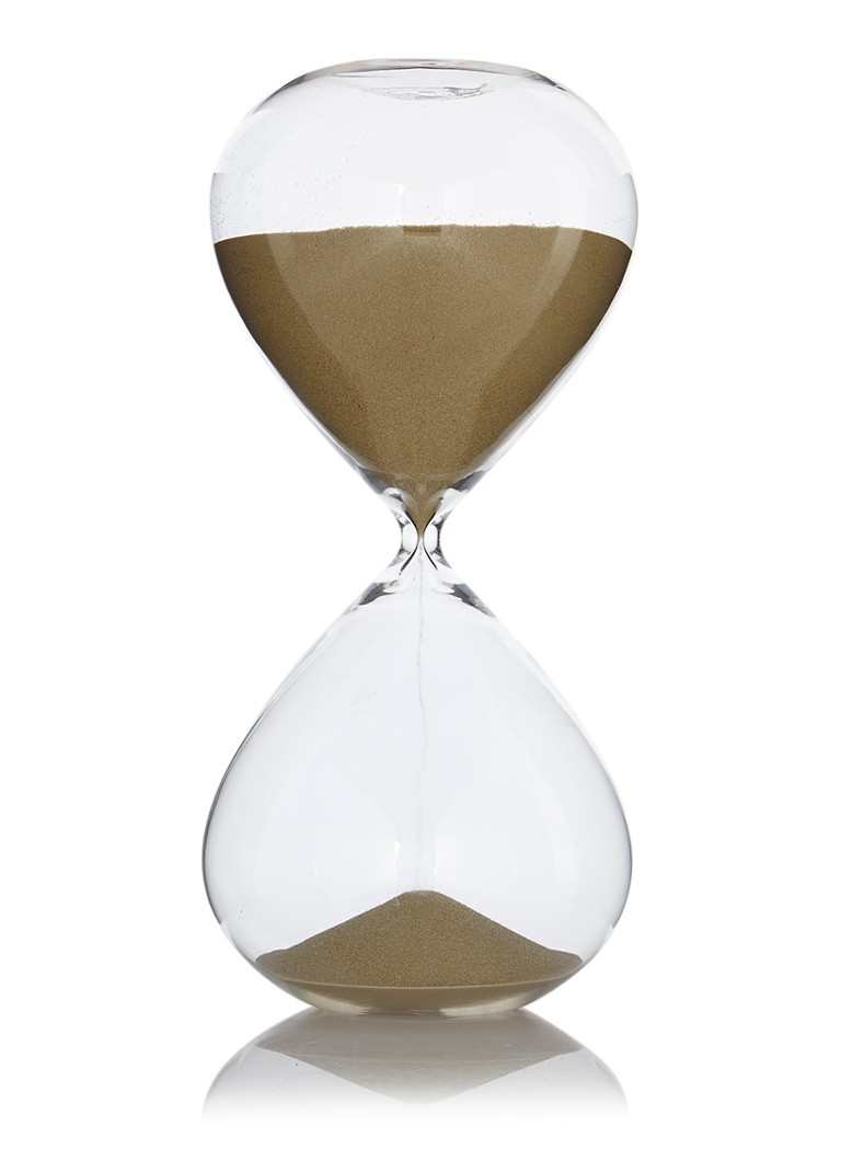POLSPOTTEN Zandloper met goudkleurig zand 30 cm Goud - Deal