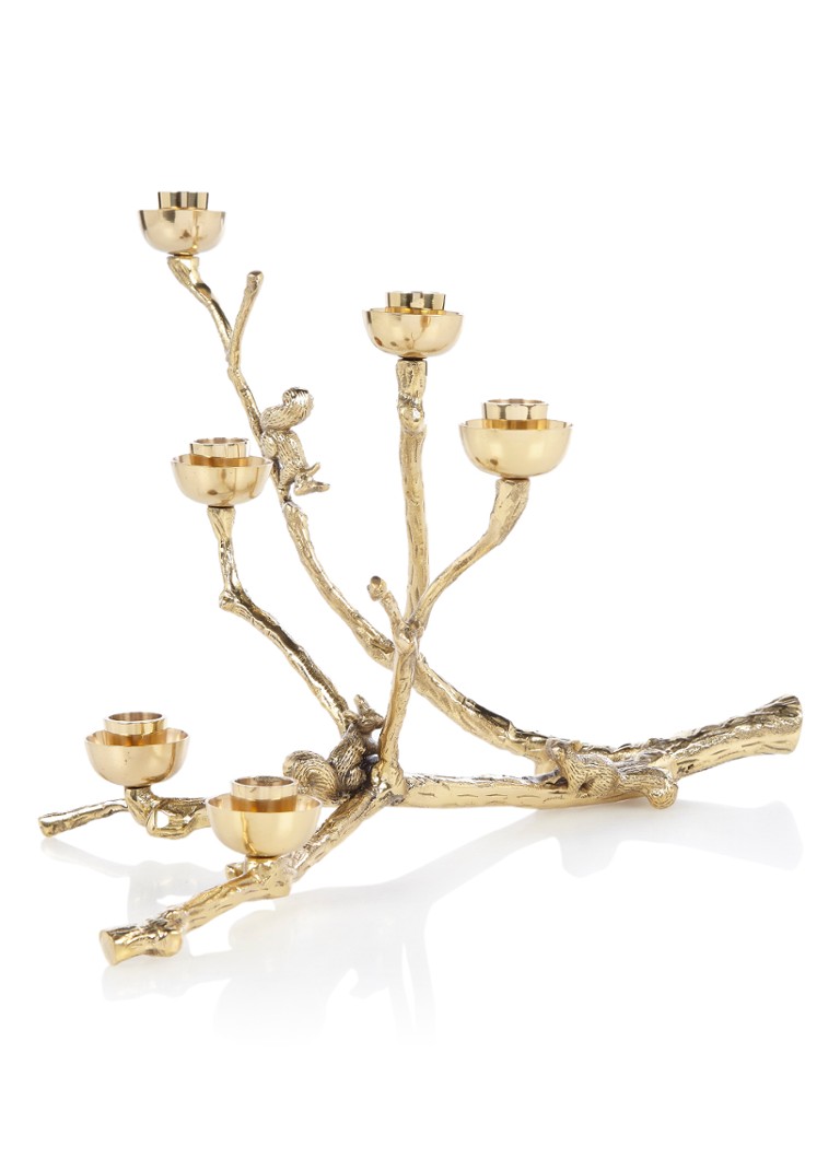 POLSPOTTEN Twiggy with Squirrels kandelaar 24 cm Goud - Deal