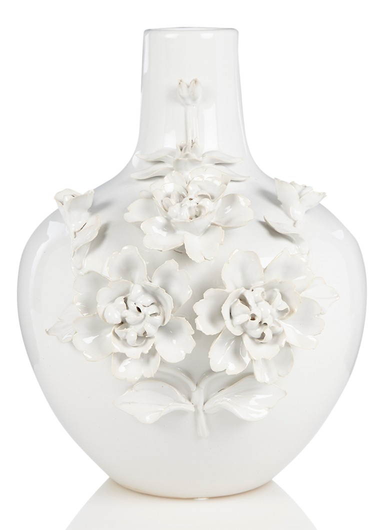 POLSPOTTEN 3D Rose vaas 37 cm Wit - Deal