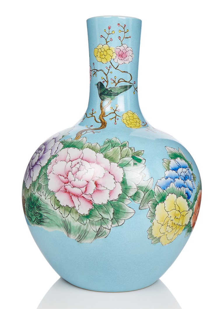 POLSPOTTEN Ball Body vaas 55 cm Lichtblauw - Deal