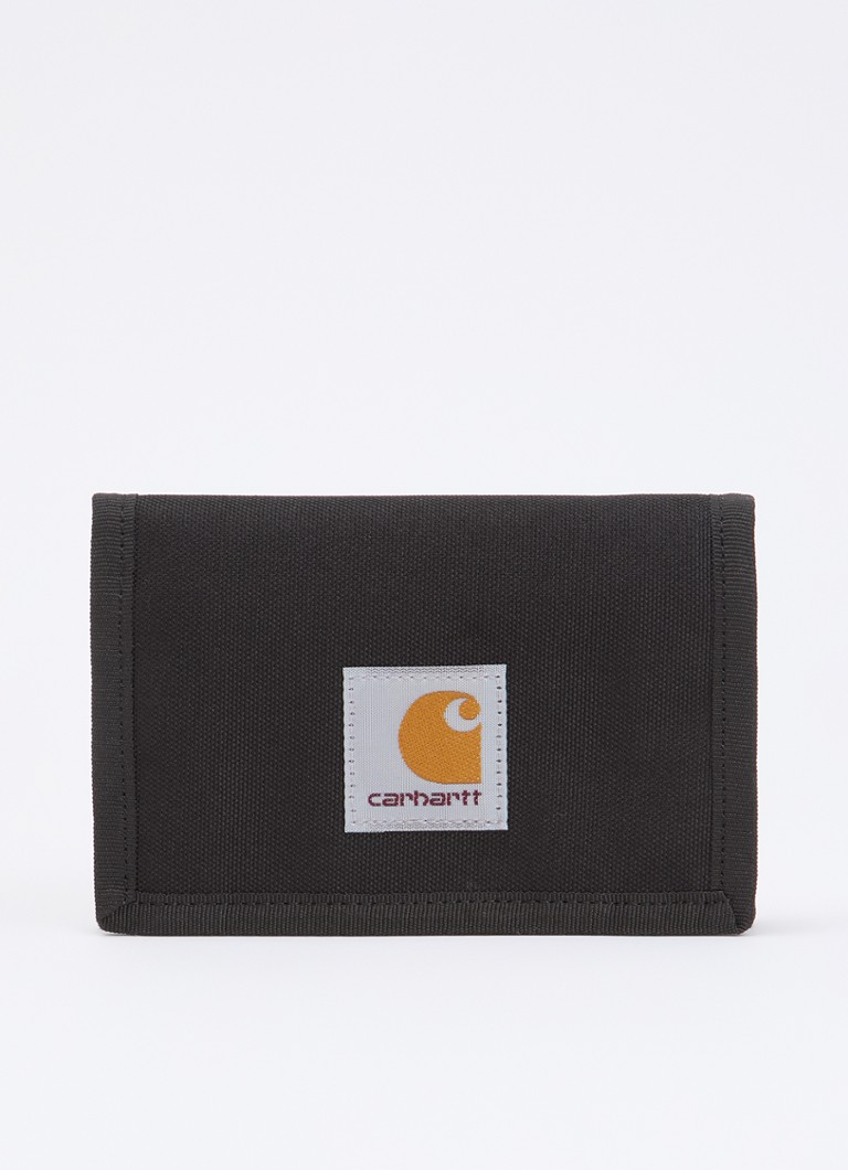 Carhartt WIP Heren Alec portemonnee van canvas in de kleur Zwart, maat: OS