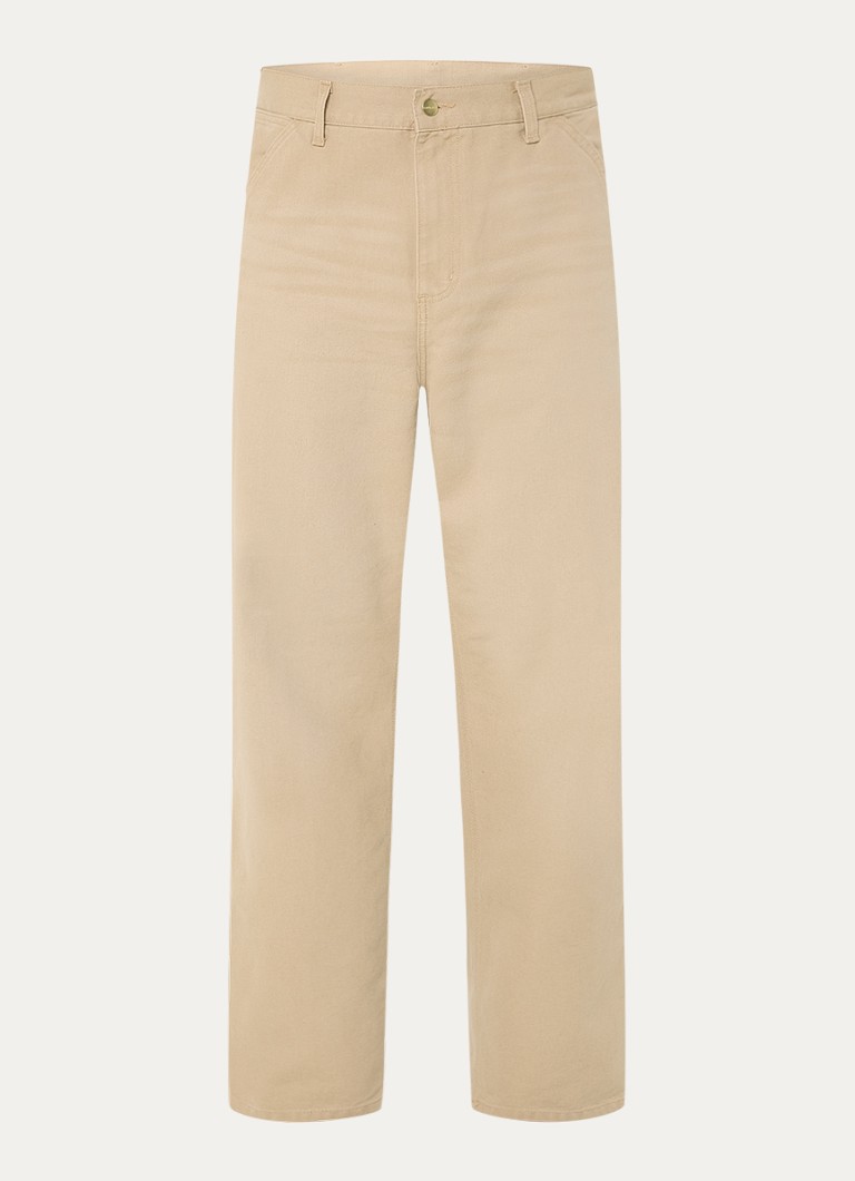 Carhartt WIP Heren Straight leg jeans met steekzakken in de kleur Beige, maat: 32