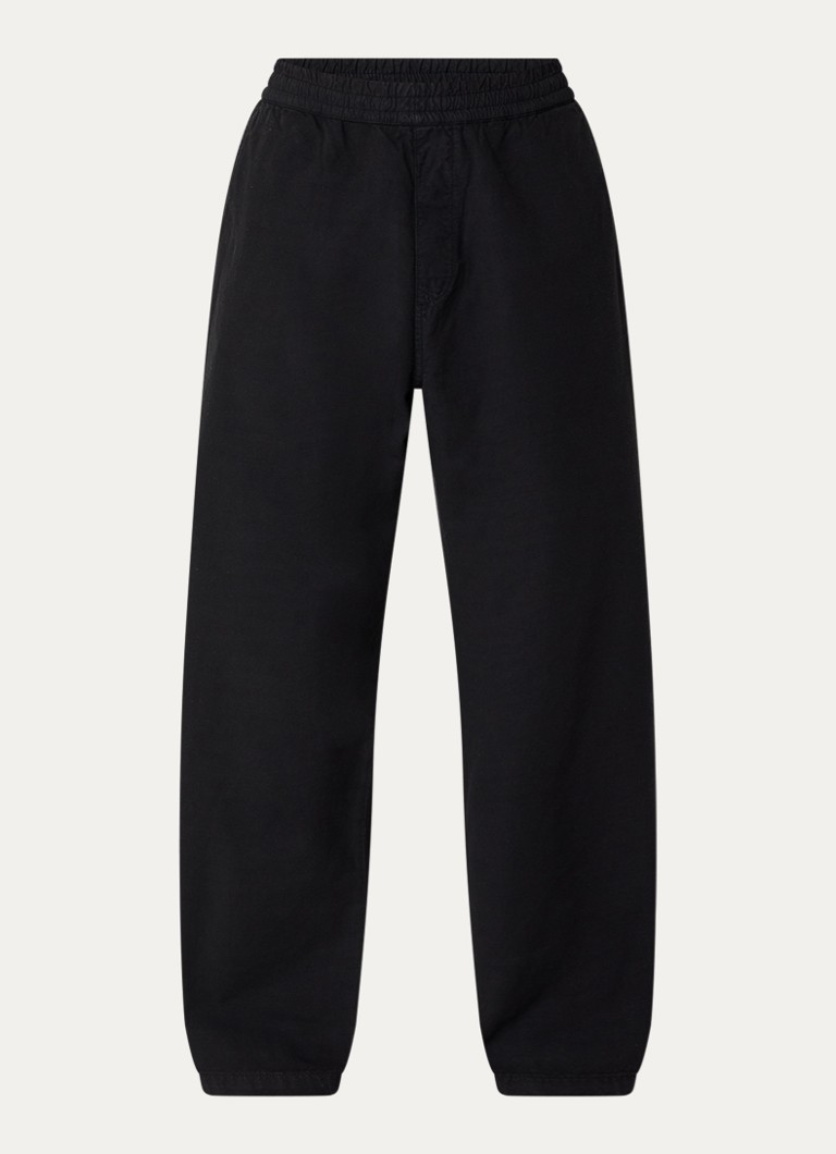 Carhartt WIP Heren Walton straight fit jeans met gekleurde wassing in de kleur Zwart, maat: XL