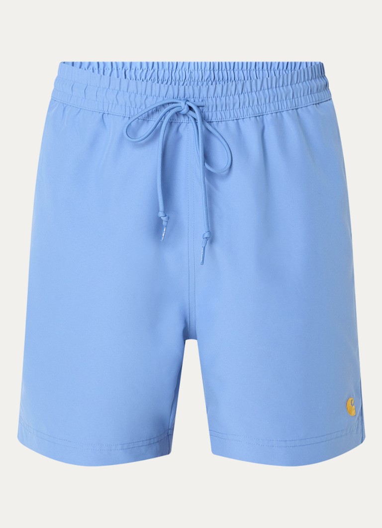 Carhartt WIP Heren Chase zwemshorts met steekzakken in de kleur Blauw, maat: M