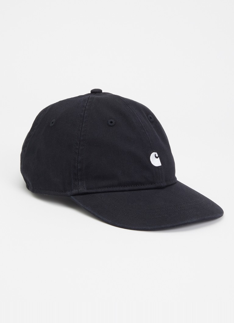 Carhartt WIP Heren Madison pet met logoborduring in de kleur Zwart, maat: One Size