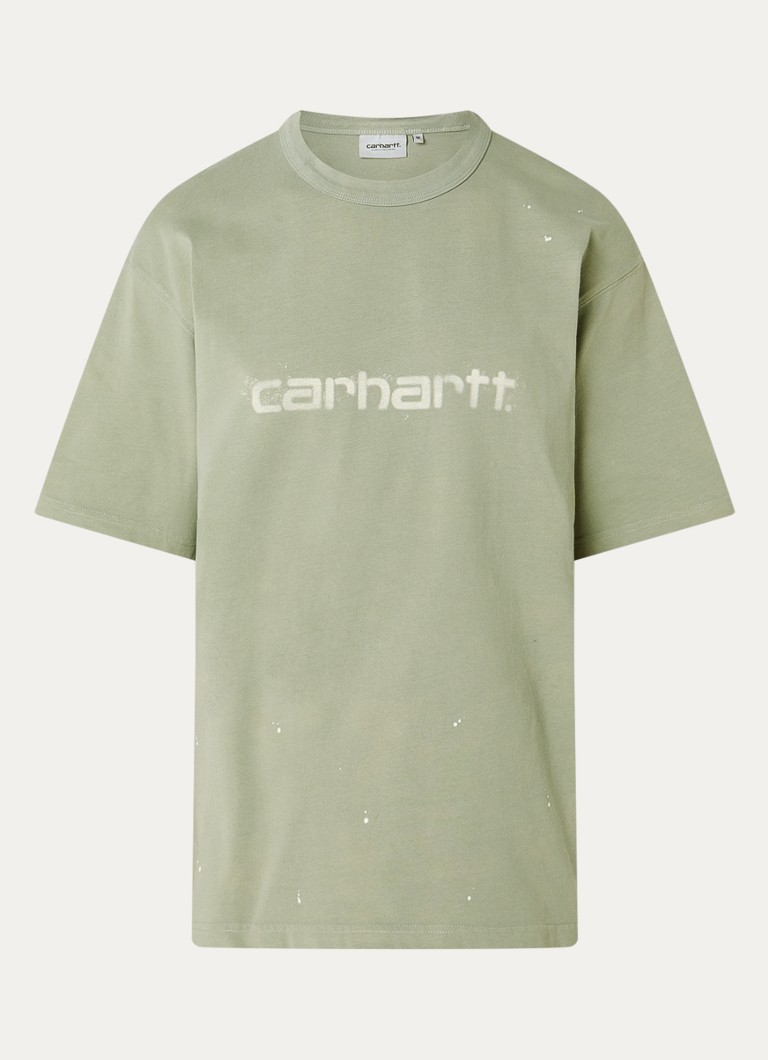 Carhartt WIP Heren Painter T-shirt met logo in de kleur Groen, maat: M