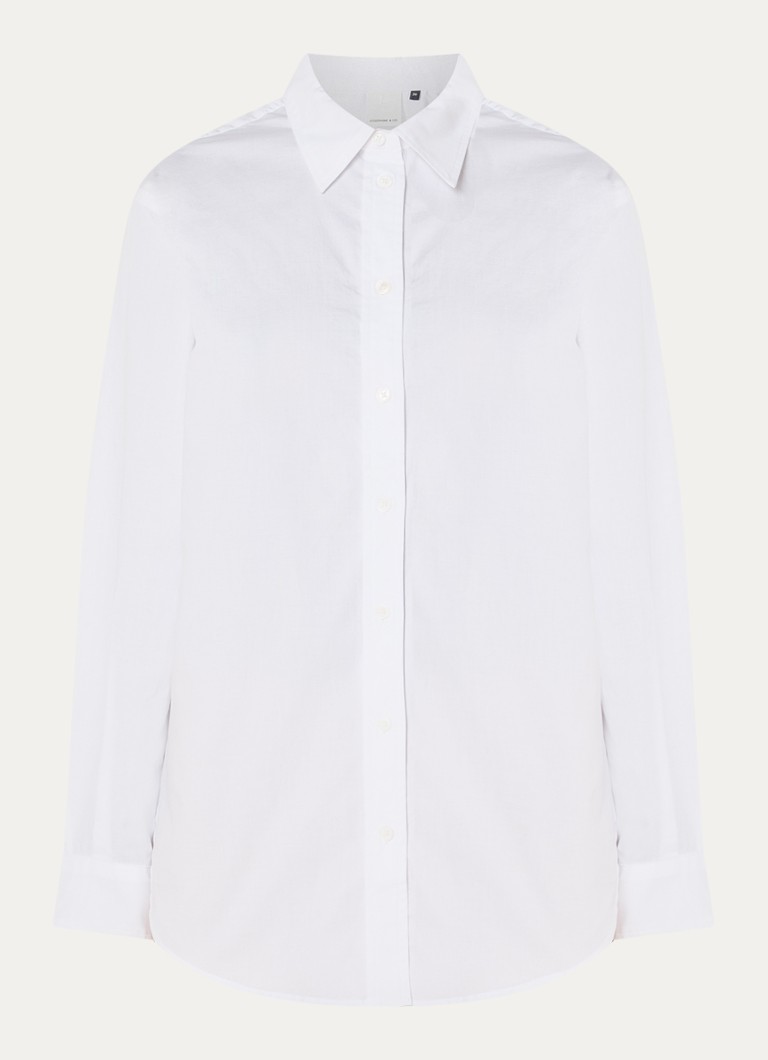 Josephine & Co Dames Casa blouse met borstzak in de kleur Wit
