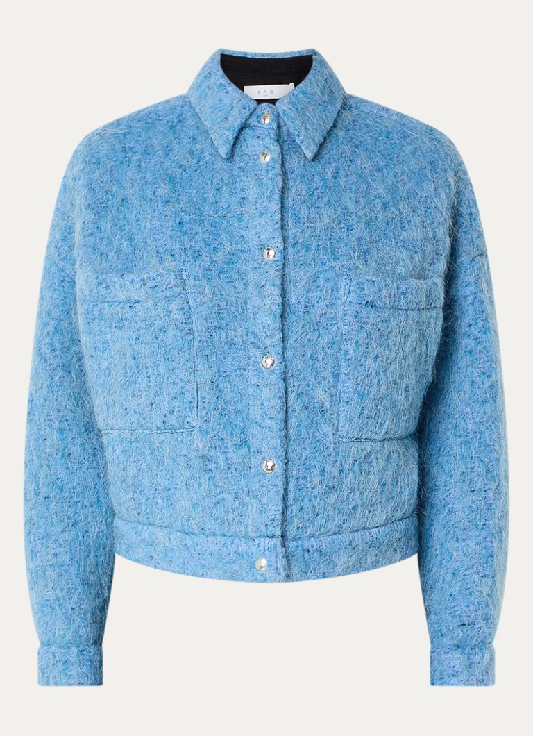 IRO Dames Domal jack van wol in de kleur Blauw