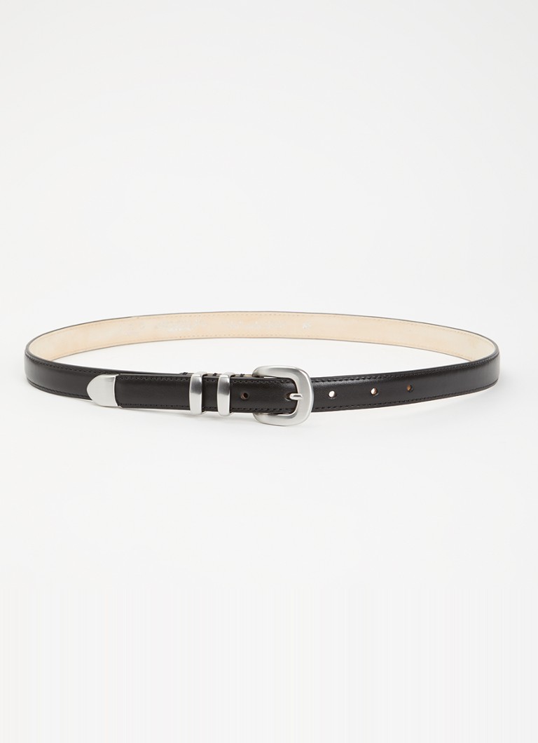 IRO Dames Cool riem van kalfsleer in de kleur Zwart