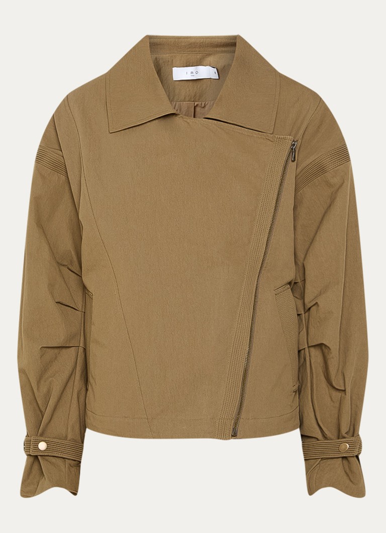 IRO Dames Harper jack met steekzakken in de kleur Khaki