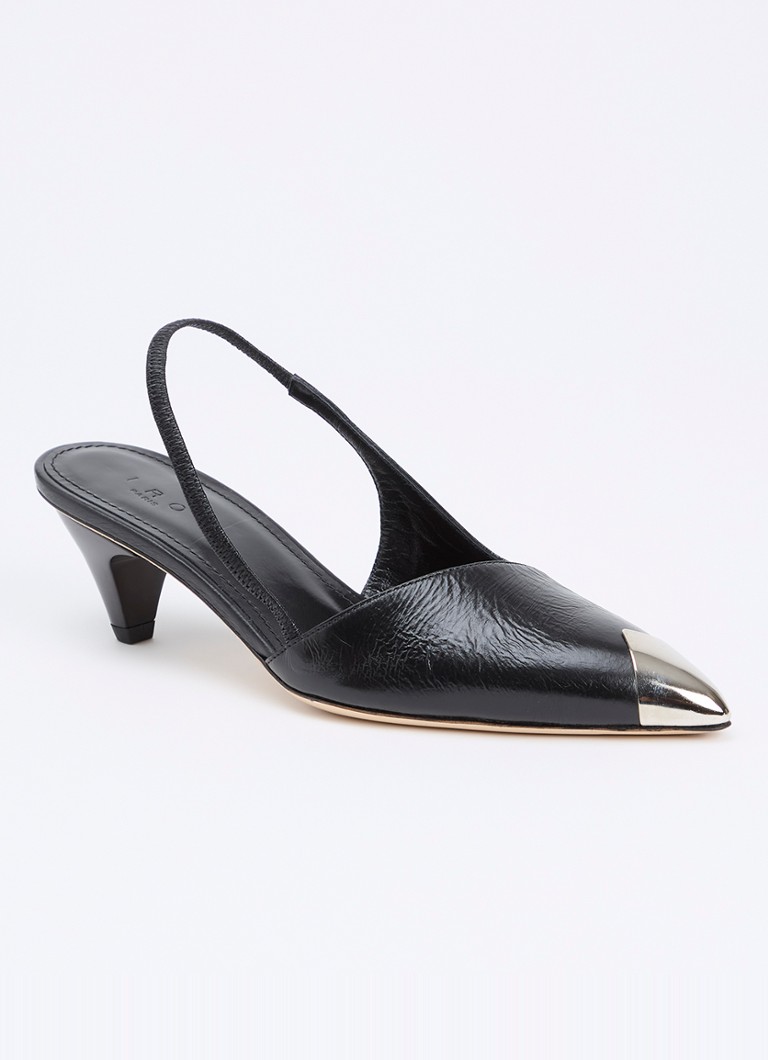 IRO Dames Stargey slingback van lamsleer in de kleur Zwart