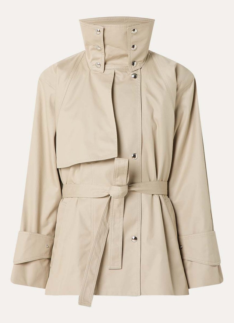 IRO Dames Ralya trenchcoat met steekzakken in de kleur Beige