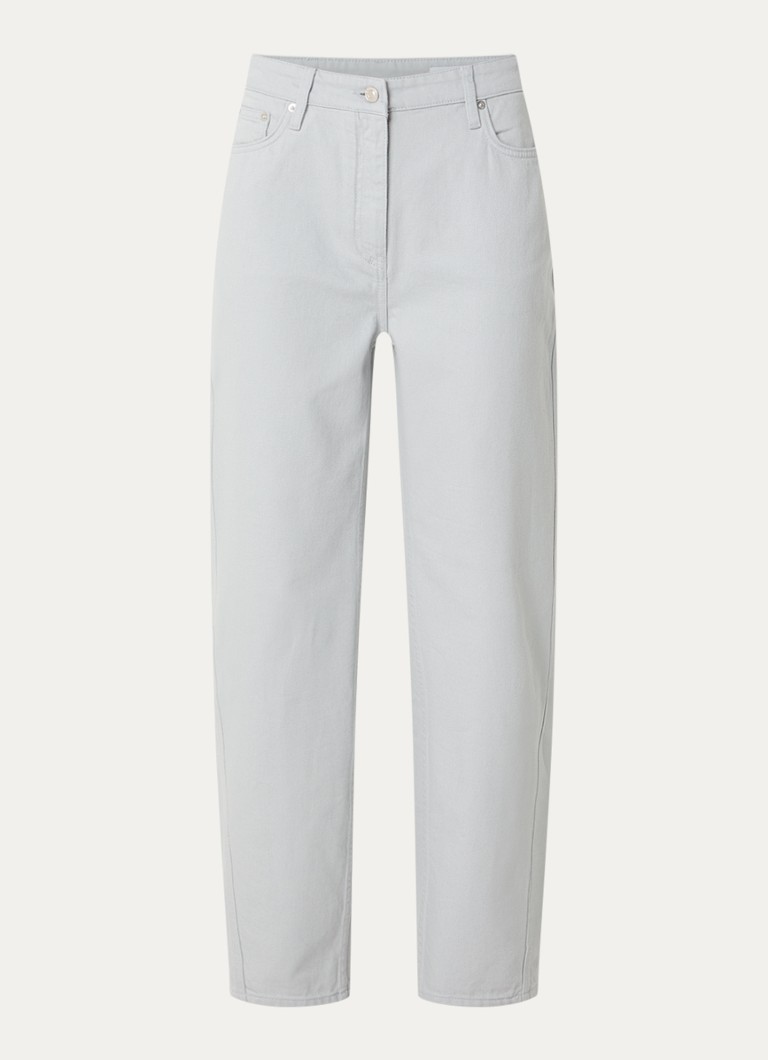 IRO Dames Aurelien high waist straight leg jeans met gekleurde wassing in de kleur Grijs