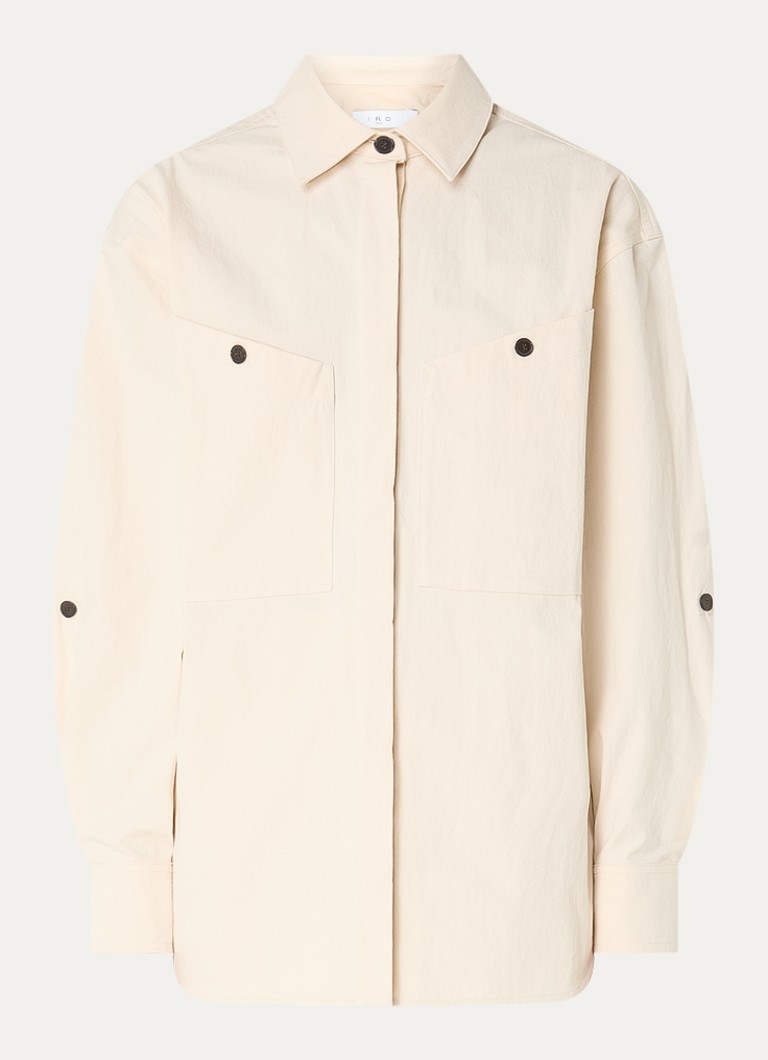 IRO Dames Jilianne blouse met borstzakken in de kleur Creme
