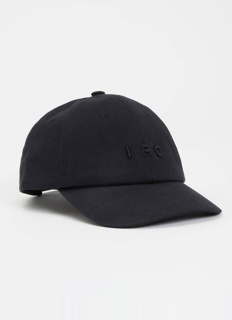 IRO Dames Pet met logoborduring in de kleur Zwart