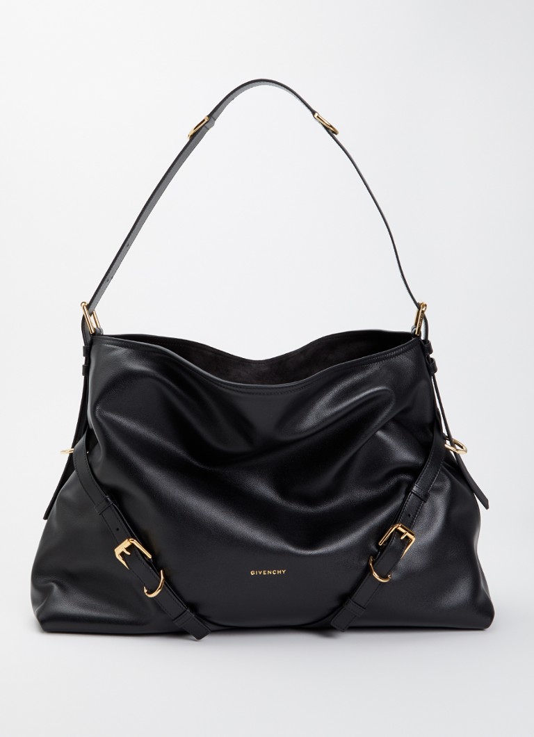 Givenchy Dames Voyou Large schoudertas van kalfsleer met verstelbare schouderriem
