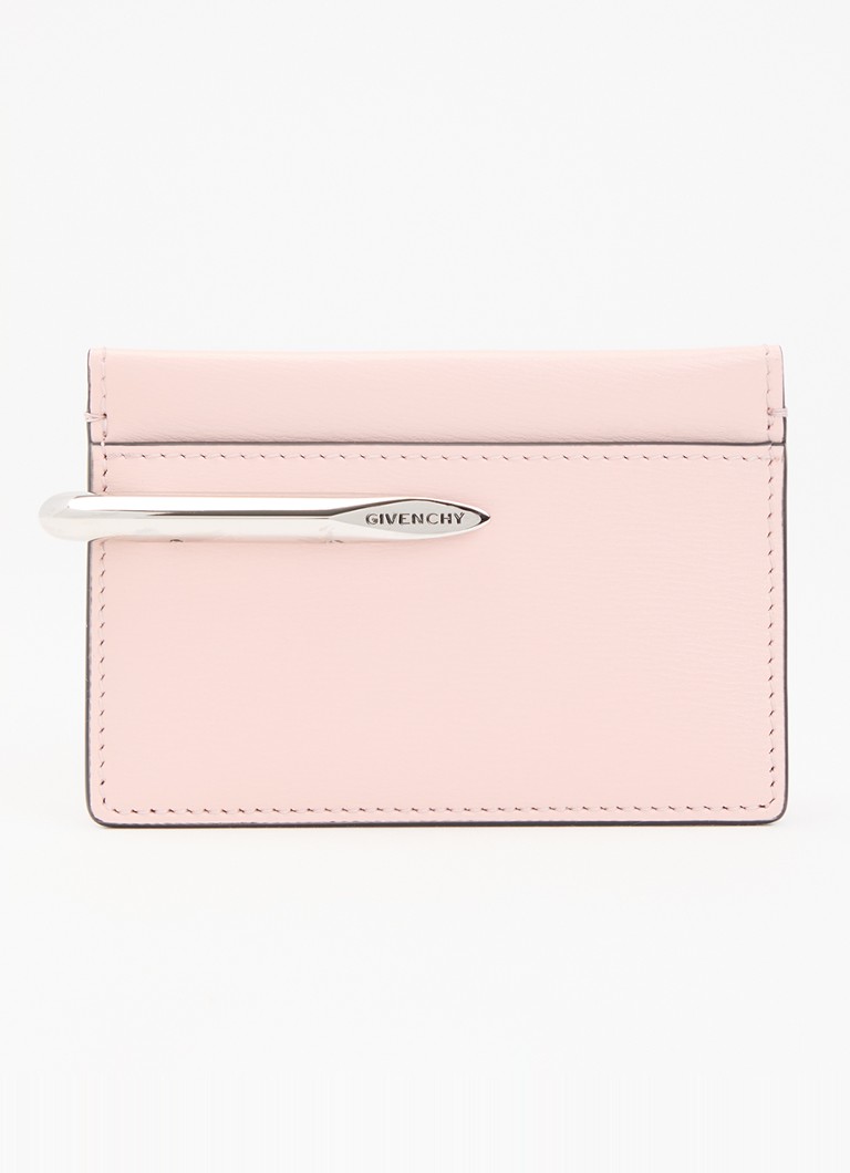 Givenchy Dames Pinch pasjeshouder van kalfsleer in de kleur Lichtroze, maat: OS