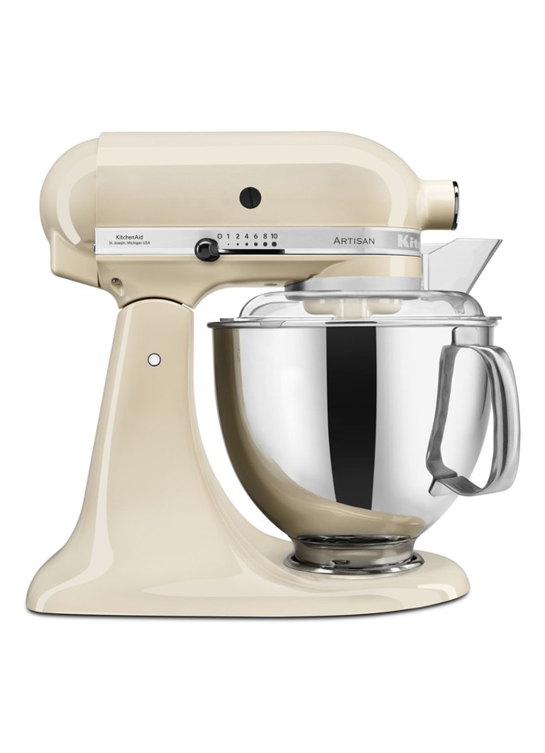 KitchenAid Artisan keukenmachine met kantelbare kop 4,8 liter 5KSM175PSEAC - Amandelwit Amandelwit - Deal