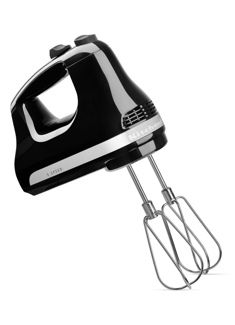 KitchenAid Handmixer 5KHM5110EOB - Onyx Zwart Zwart - Deal