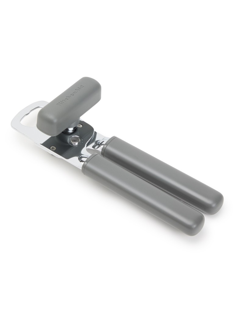KitchenAid Classic blikopener met flesopener Grijs - Deal