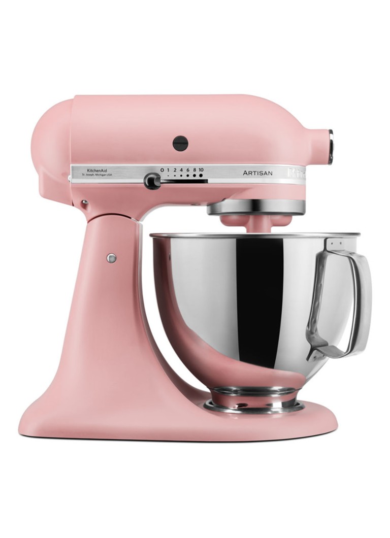 KitchenAid Artisan keukenmachine met kantelbare kop 4,8 liter 5KSM175PSEDR - Poeder Roze Poeder Roze - Deal