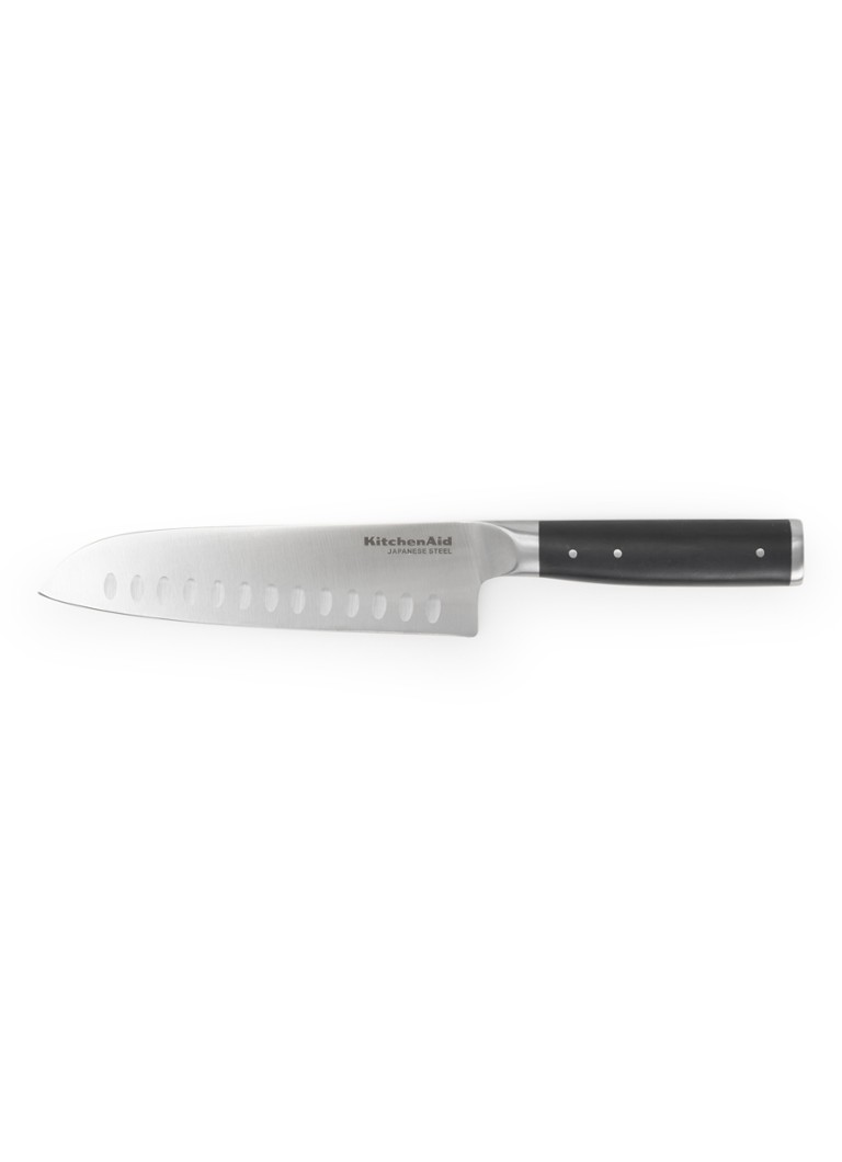 KitchenAid Gourmet santokumes 31 cm Zwart - Deal