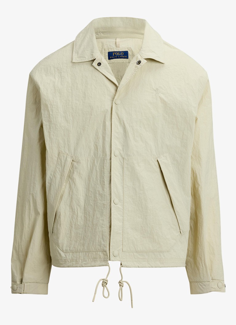 Ralph Lauren Heren Hayford jack met ritszakken in de kleur Basic Sand / Zand