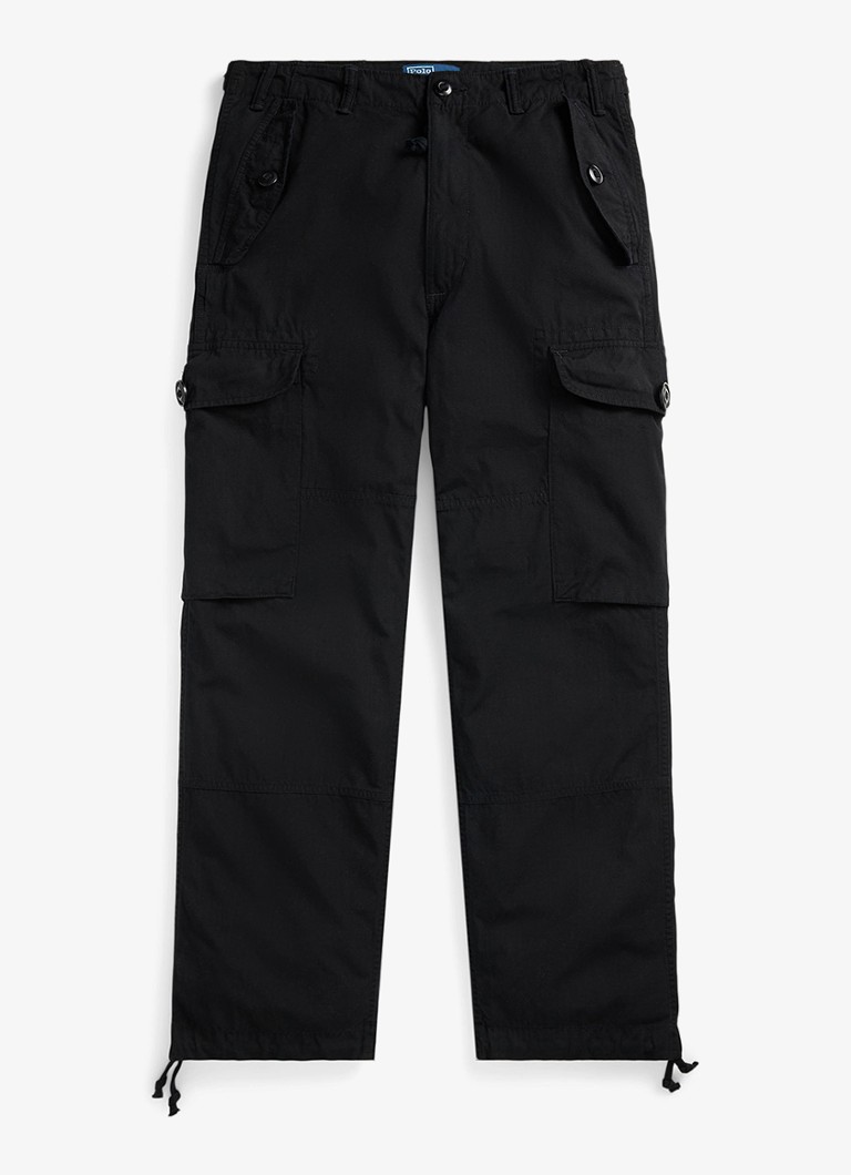 Ralph Lauren Heren High waist loose fit cargobroek in de kleur Polo Black / Zwart