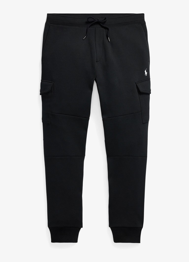 Ralph Lauren Heren Tapered fit joggingbroek met steekzakken in de kleur Polo Black / Zwart