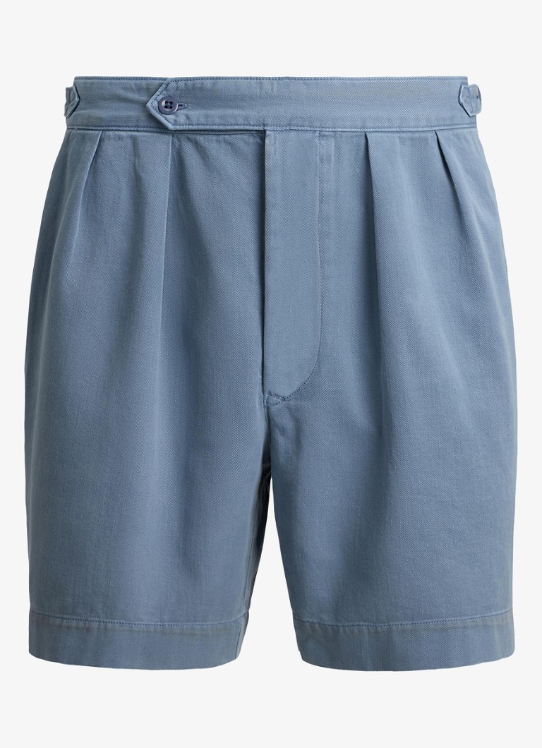 Ralph Lauren Heren Loose fit korte broek met steekzakken in de kleur Les Fades / Staalblauw