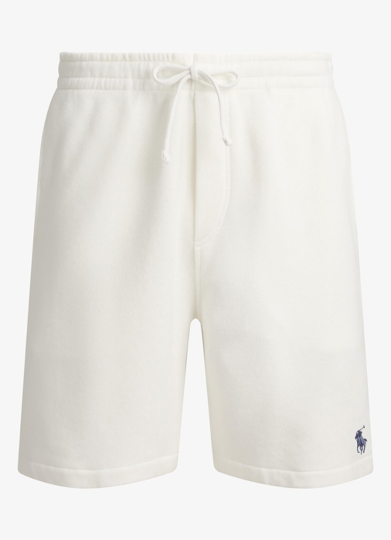 Ralph Lauren Heren Straight fit korte joggingbroek met steekzakken in de kleur White / Wit