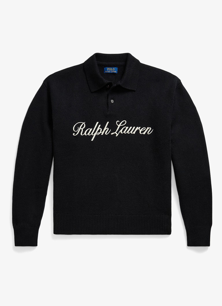Ralph Lauren Heren Regular fit polo met logo in de kleur Zwart