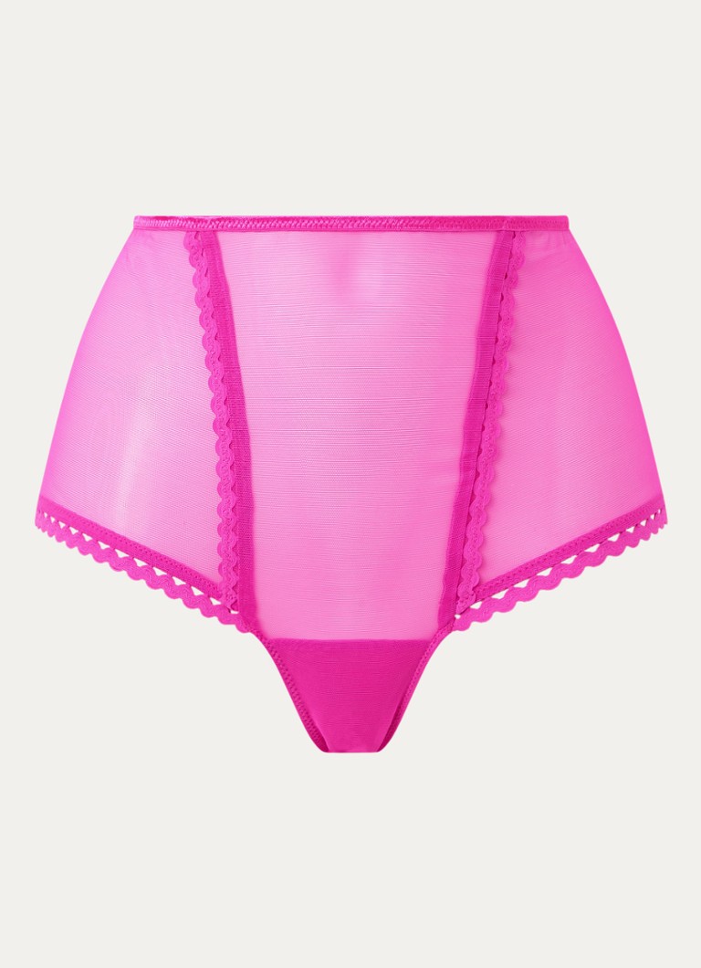 PrimaDonna Dames Vivgirl high waisted shorty van mesh in de kleur Donkerroze