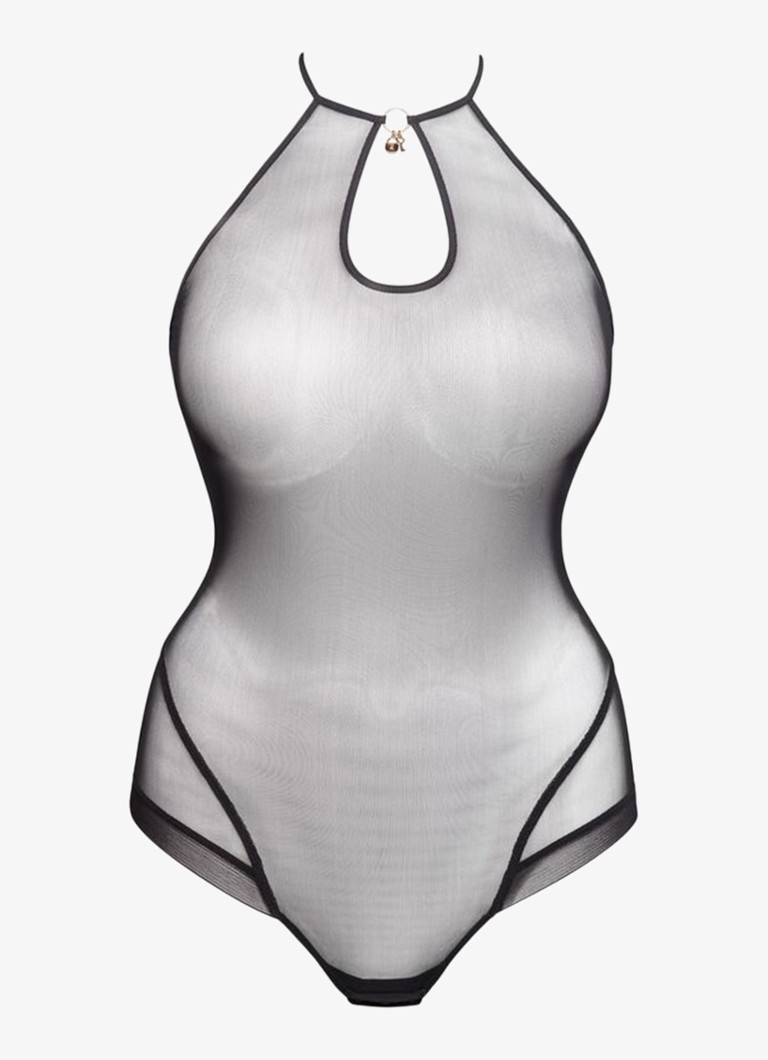 PrimaDonna Dames Sheary body van mesh in de kleur Zwart