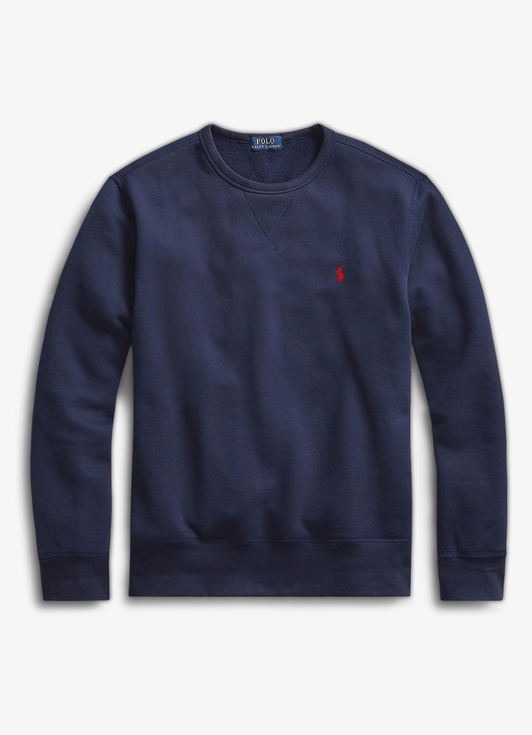 Ralph Lauren Heren Sweater met logo in de kleur Cruise Navy