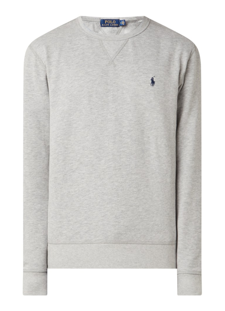 Ralph Lauren Heren Sweater met logo in de kleur Andover Heather